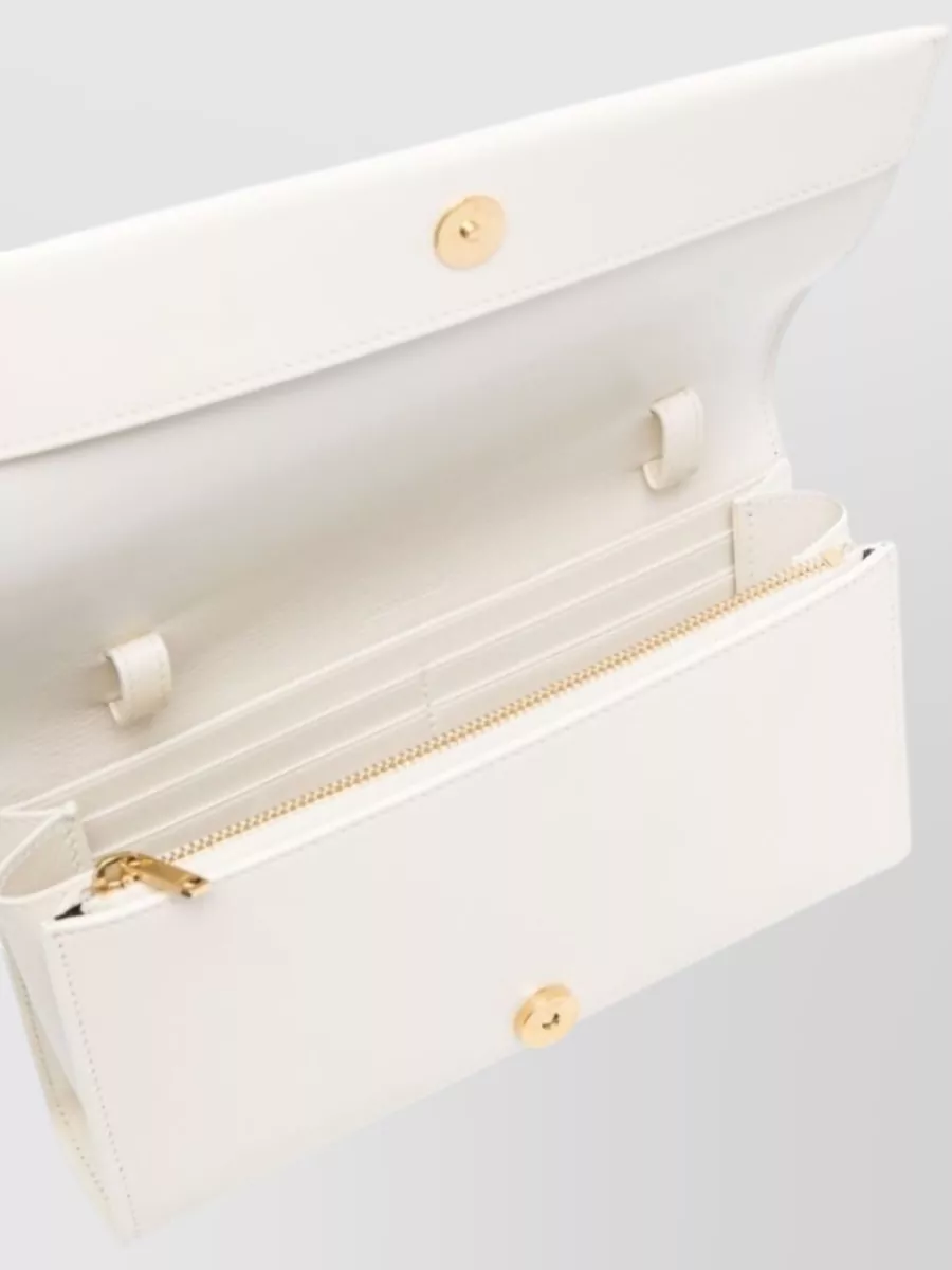 Jil Sander Daytime Leather Shoulder Bag Adjustable Strap