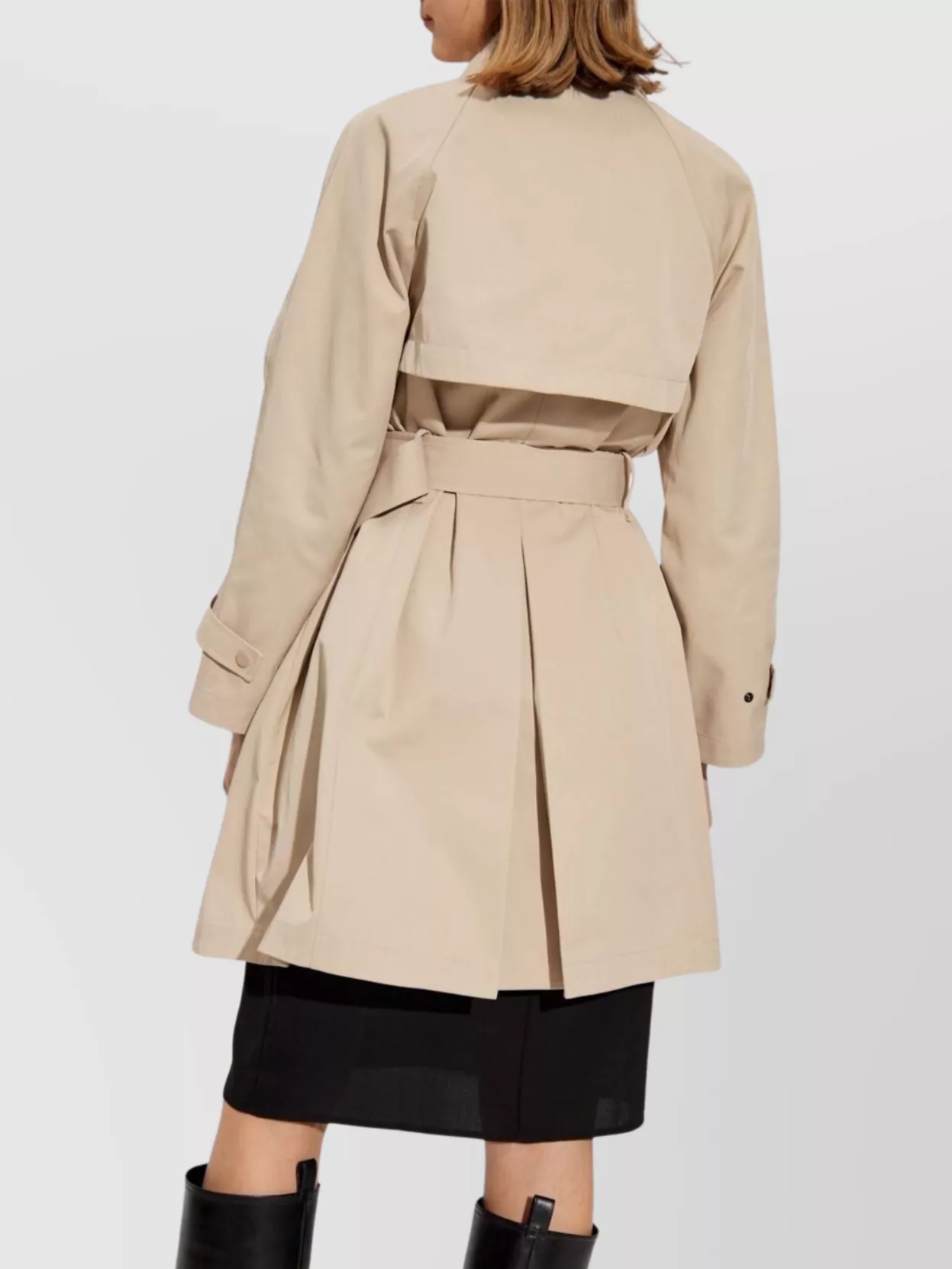 Emporio Armani Cotton Blend Trench Coat