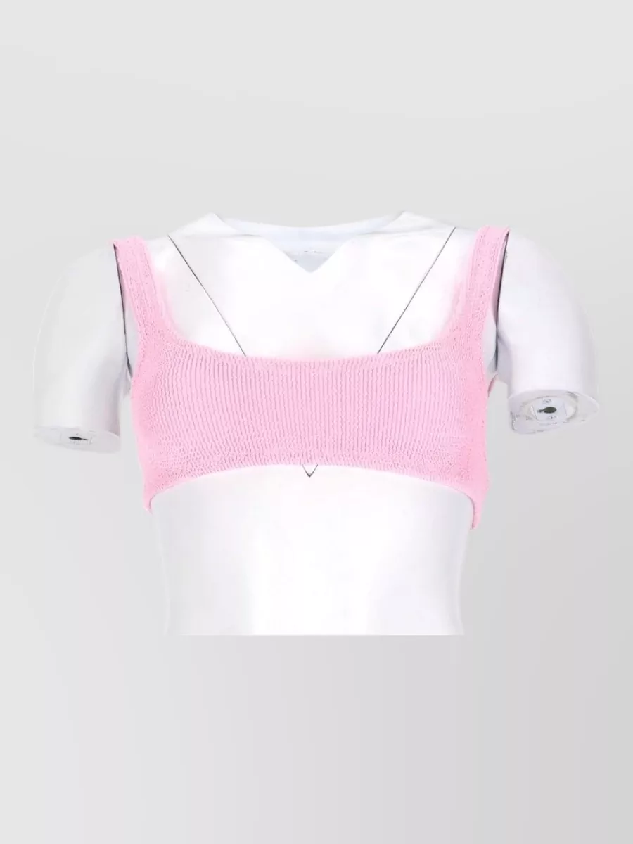 Mc2 Saint Barth Crinkle Bikini Top