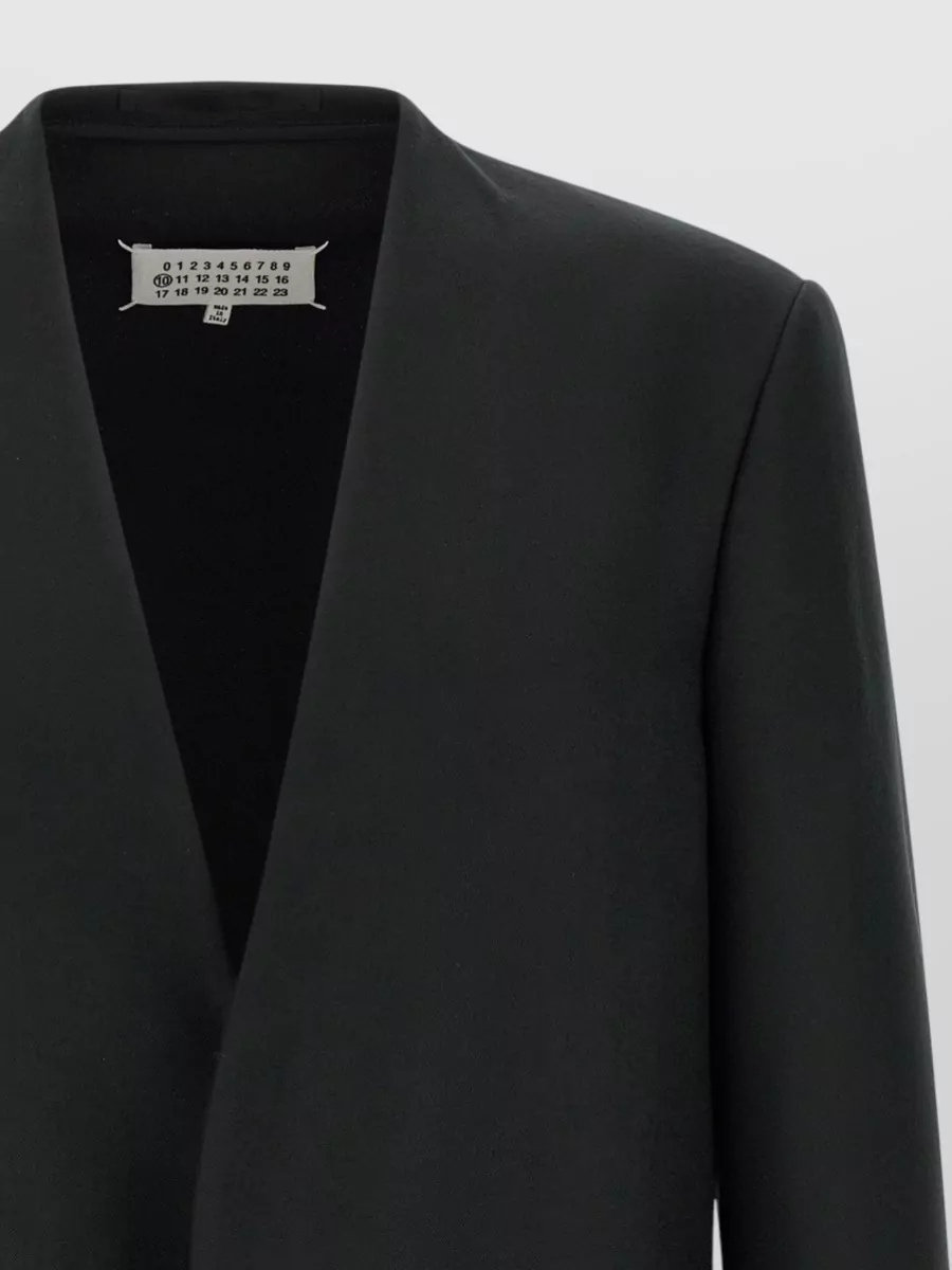 Maison Margiela Virgin Wool V-Neck Suit Jacket