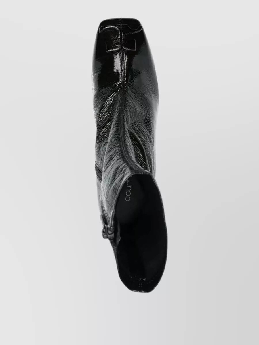 Courrèges Vinyl Ankle Boots