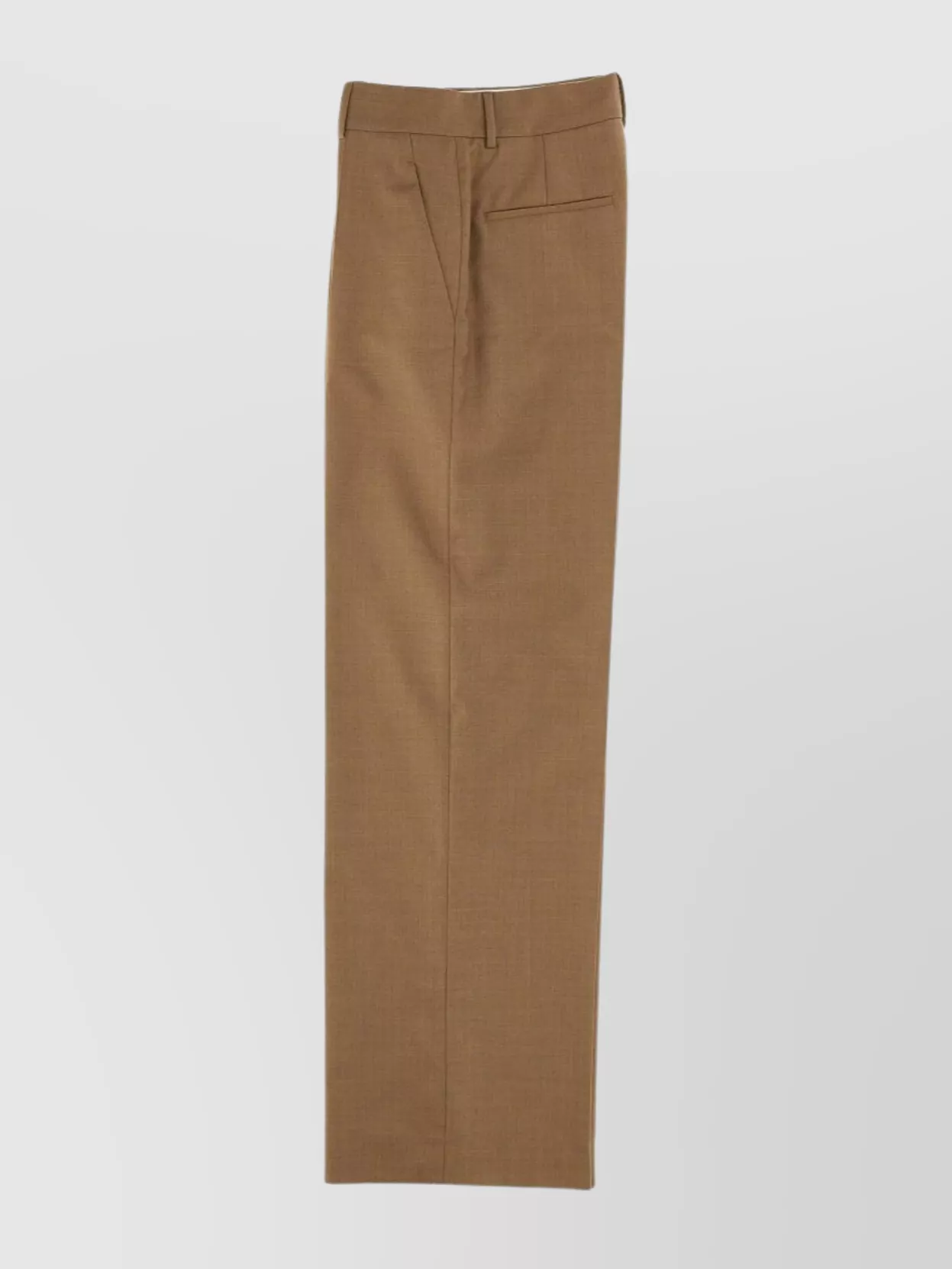 Burberry Jane Pants With Wide Leg And Pockets In Brown
