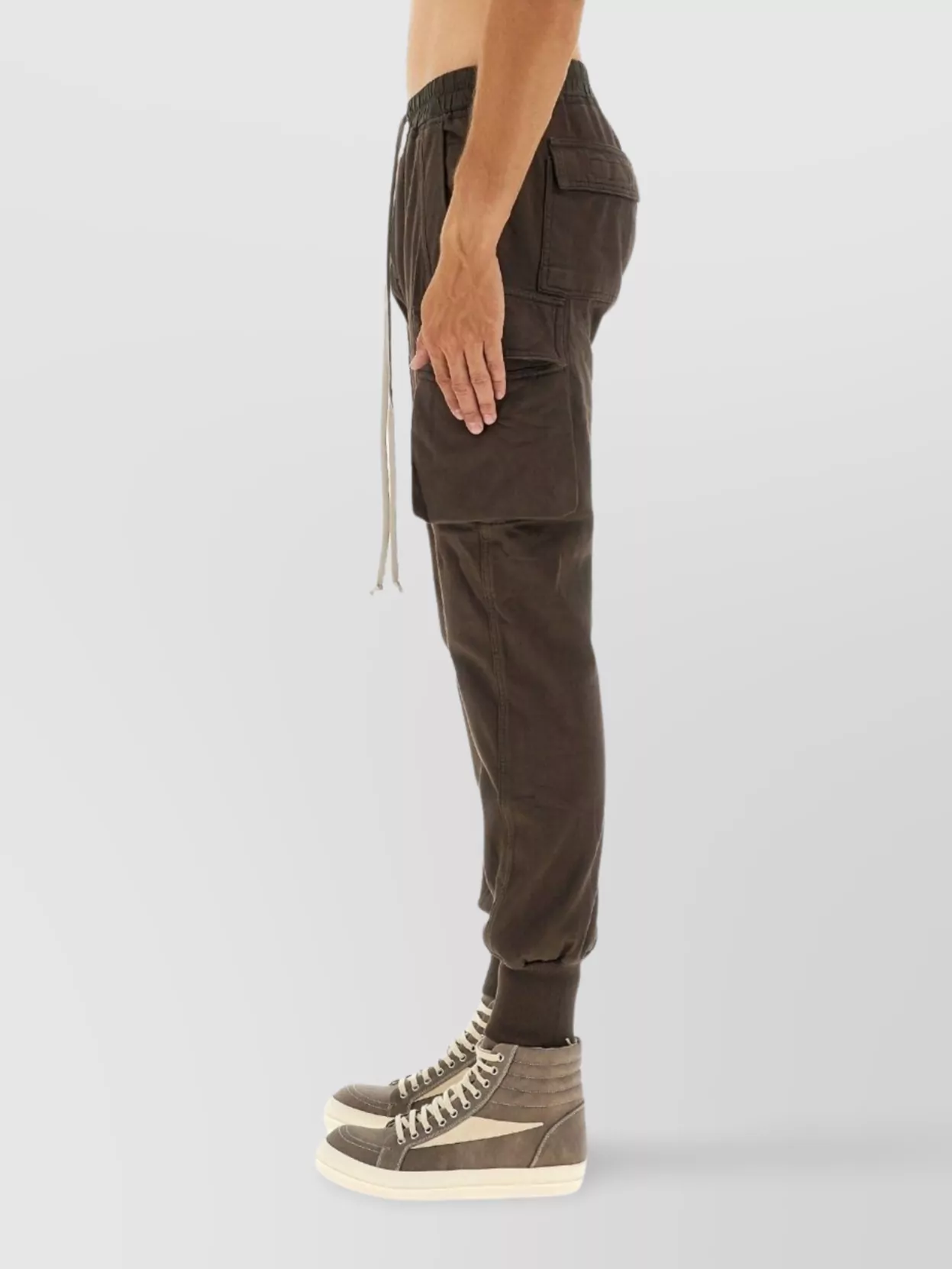 Rick Owens Drkshdw Utility Trousers Featuring Cargo Pockets