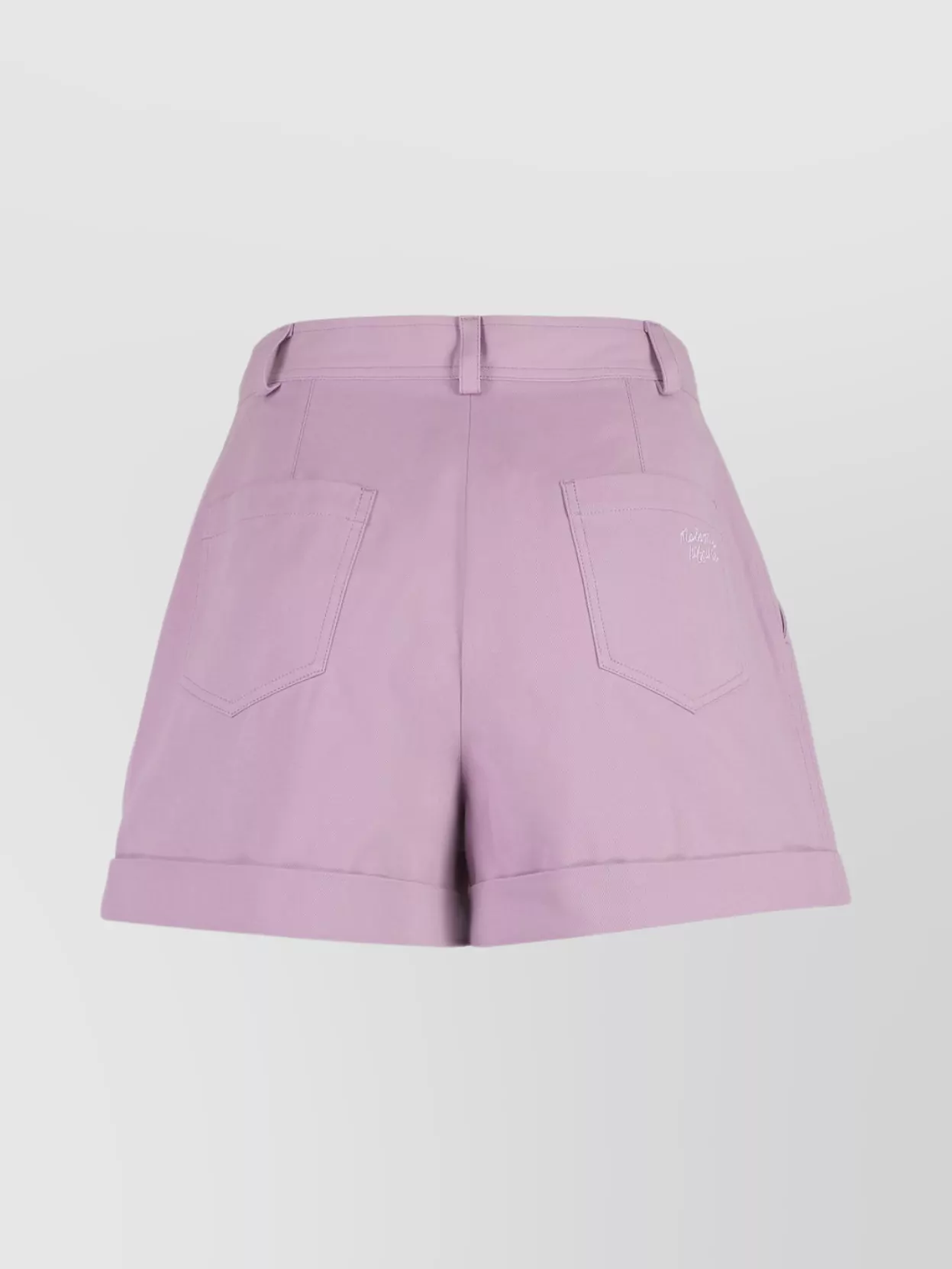 Maison Kitsuné Cotton Shorts With Belt Loops And Pockets