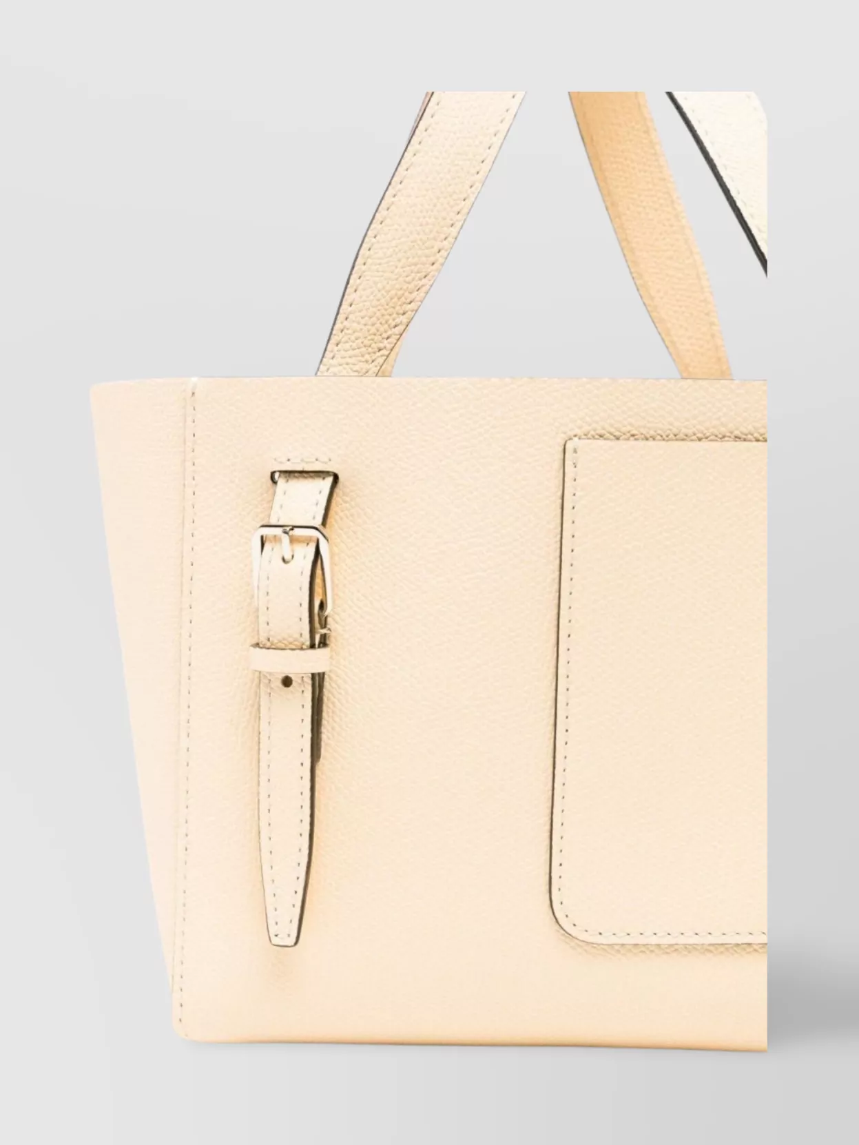 Valextra Micro Bucket Tote Bag With Adjustable Handles In Yellow