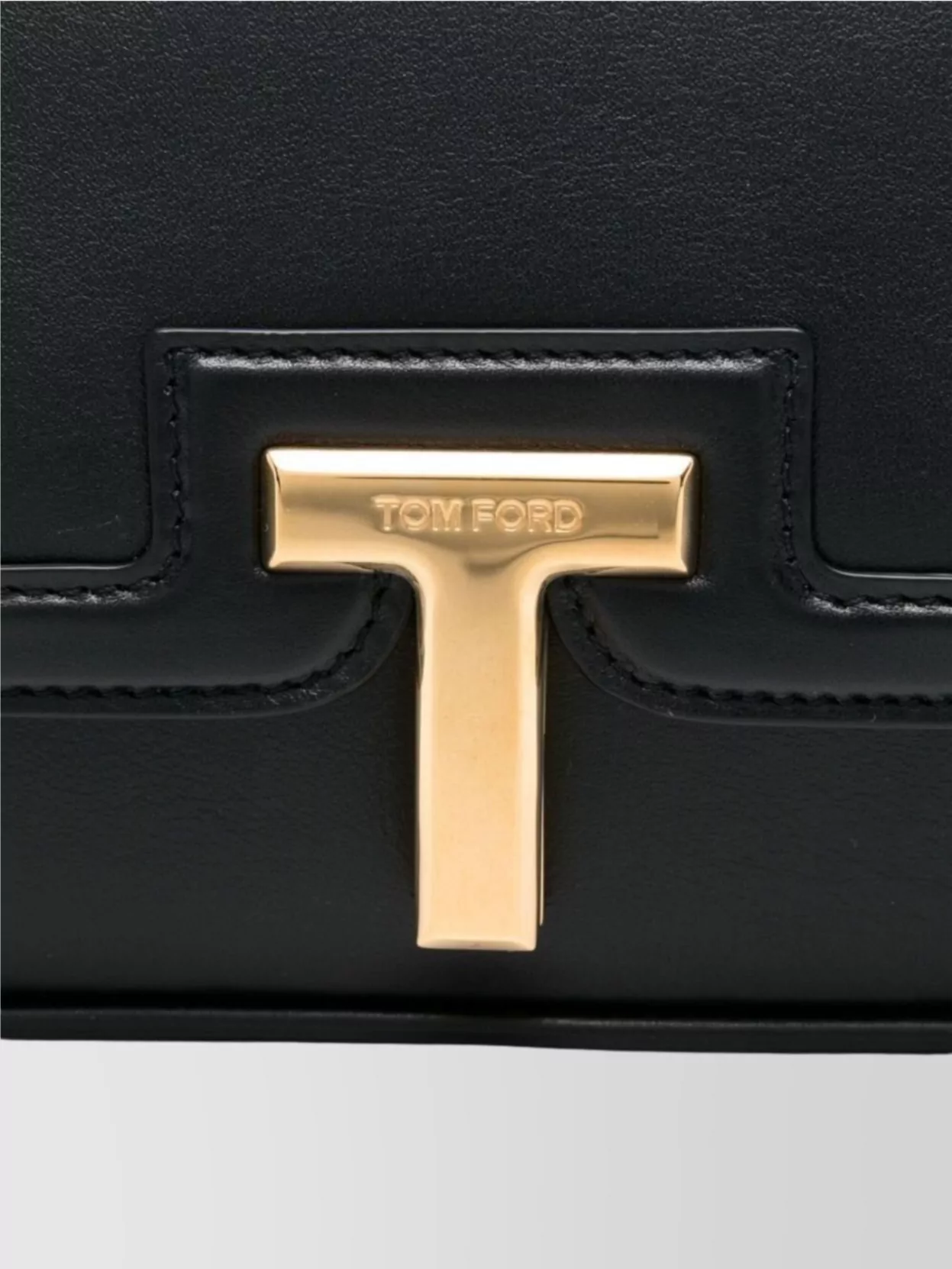 Tom Ford Shoulder Bag With Adjustable Strap And Gold Hardware