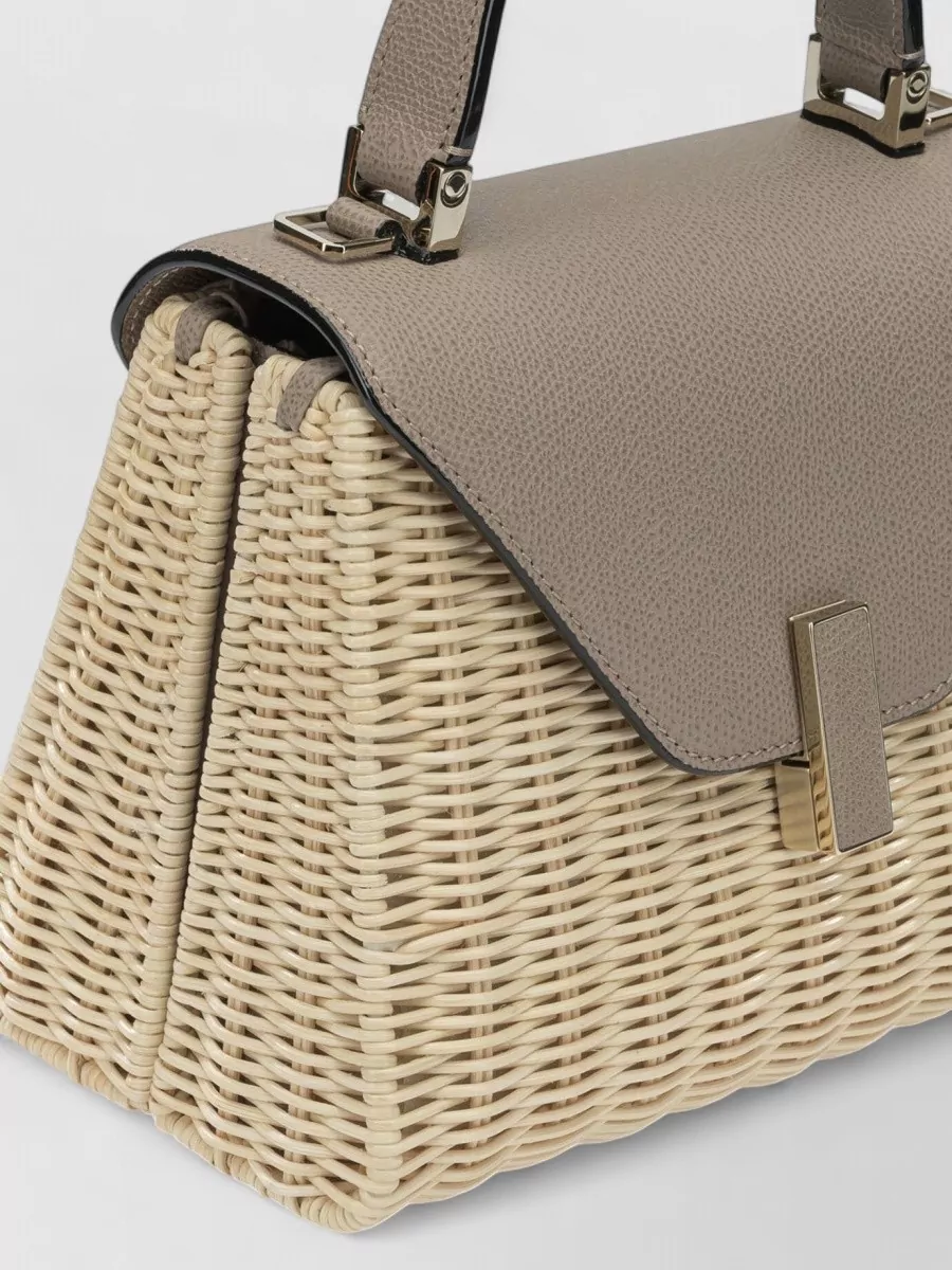 Valextra Iside Small Leather Tote Bag