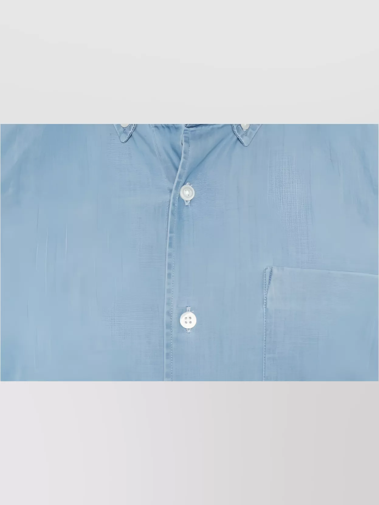 Woolrich Cotton Shirt Box-Pleat Design