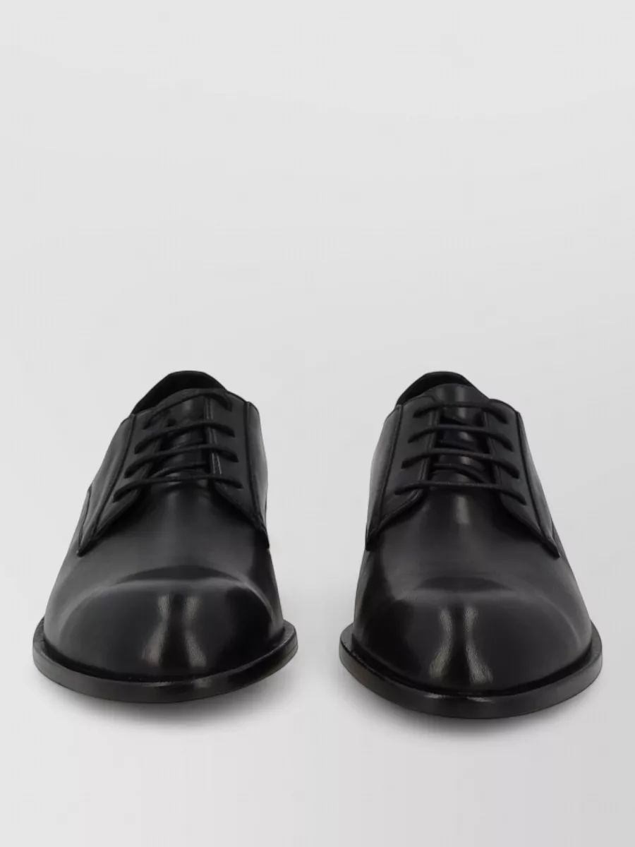 Boss leather derby shoes