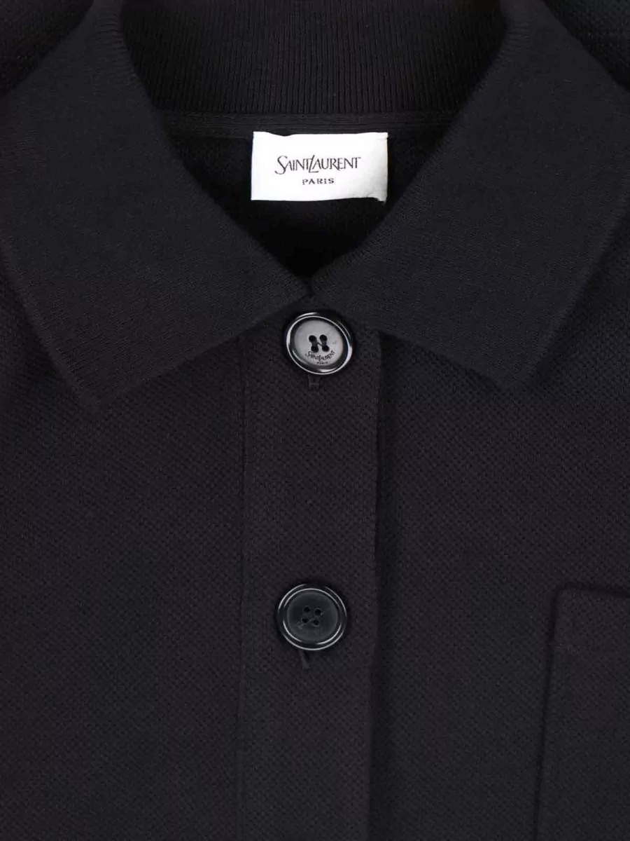 Saint Laurent Short Sleeve Shirt Collared Neck Buttons