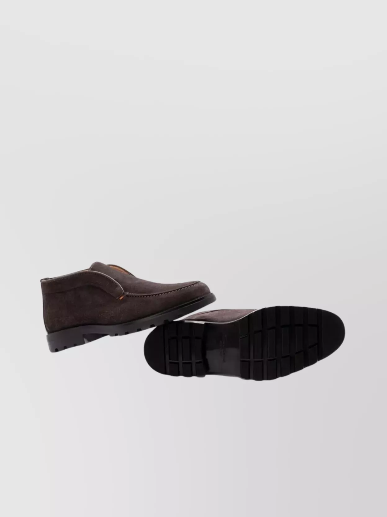 Santoni Ankle Boots Lace-Up Round Toe