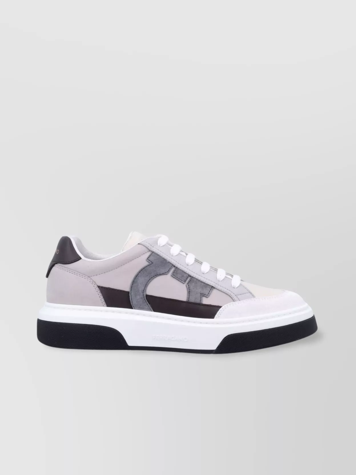Ferragamo Gancini Mesh Low-Top Sneaker