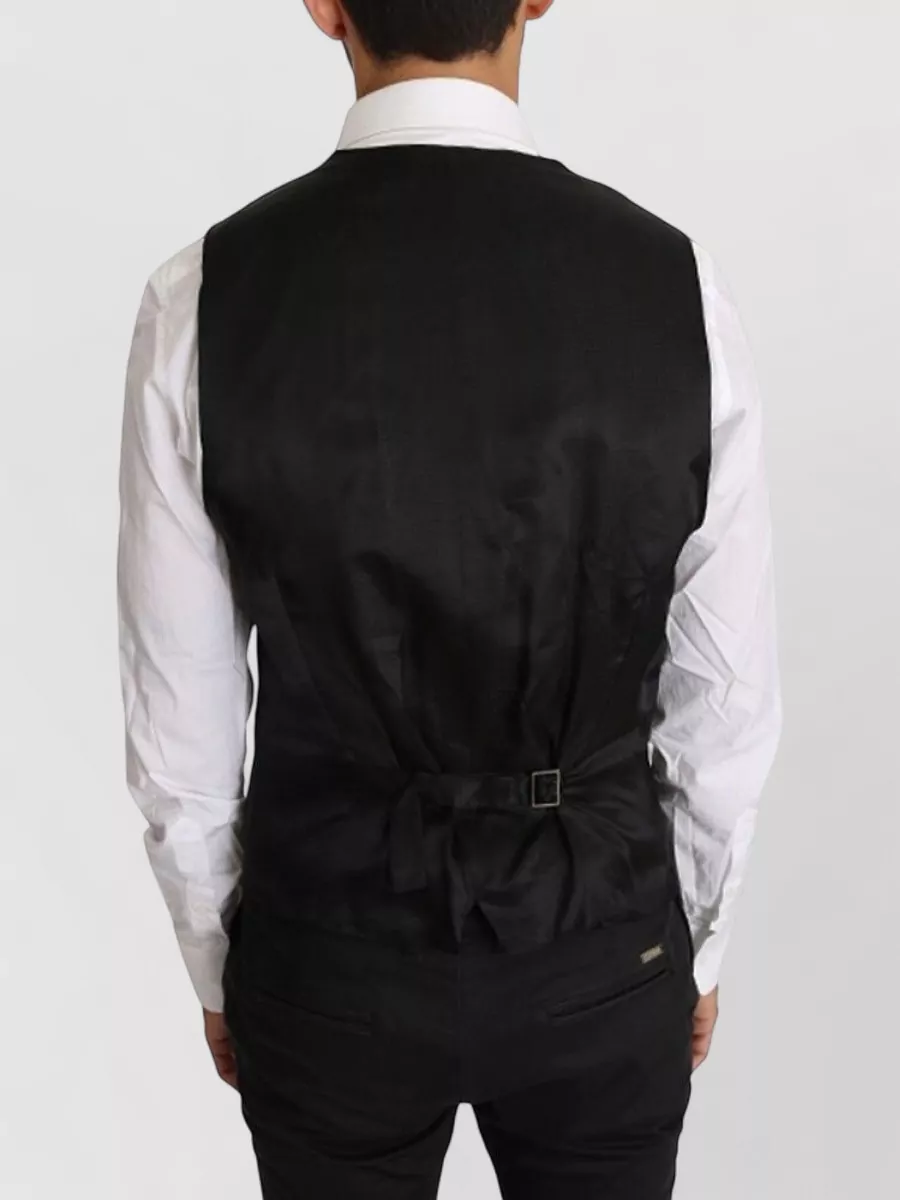 Dolce&Gabbana Wool V-Neck Waistcoat