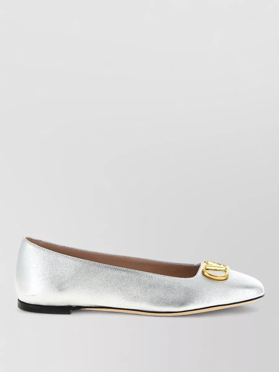 Valentino Garavani leather ballerina shoes