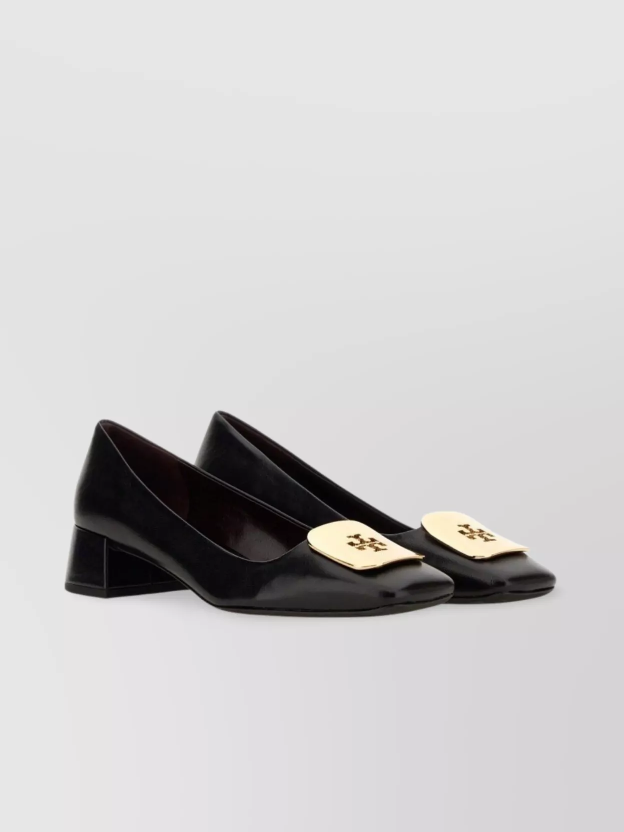 Tory Burch "georgia" Block Heel Square Toe Pumps