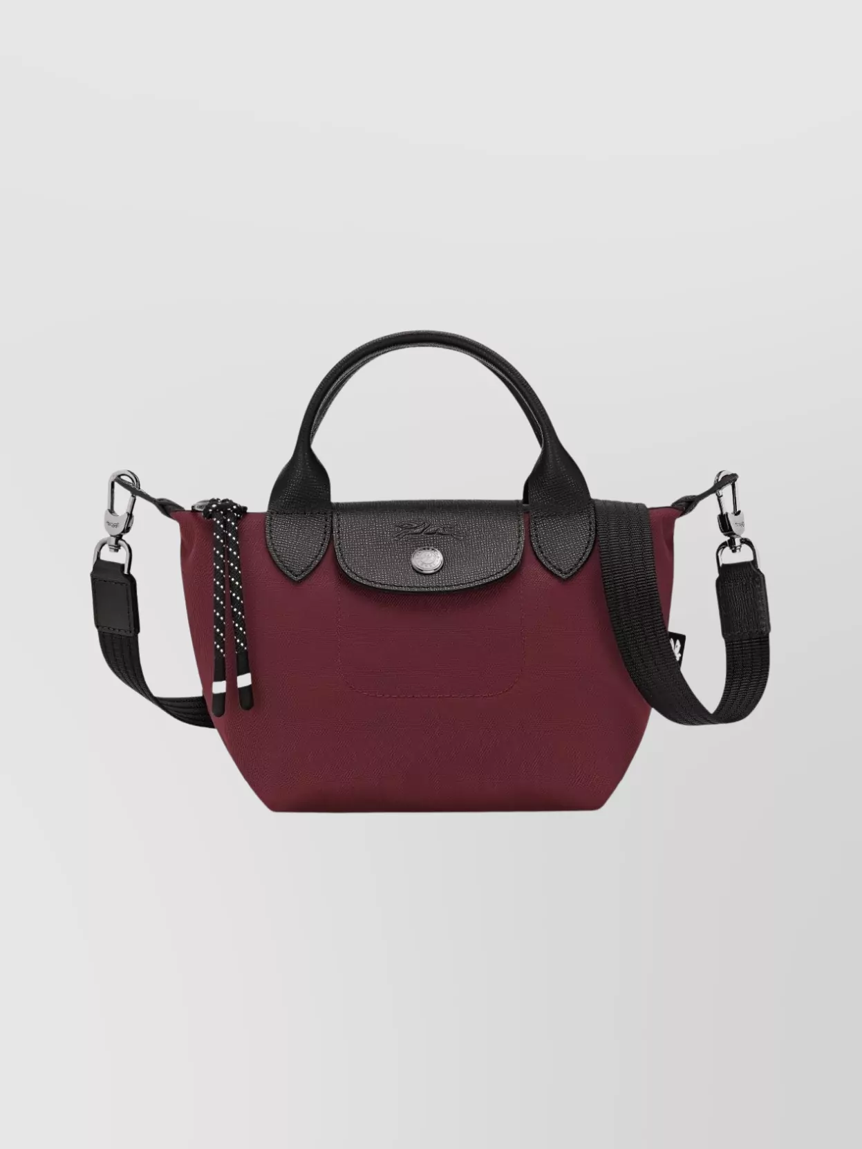 Longchamp Leather trim mini cross-body bag