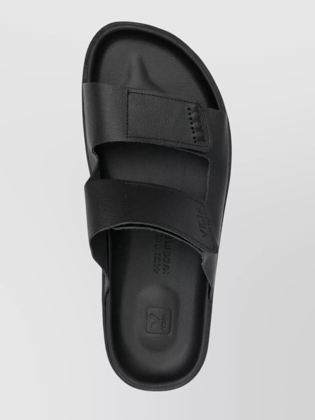 Veja Double Strap Leather Slippers