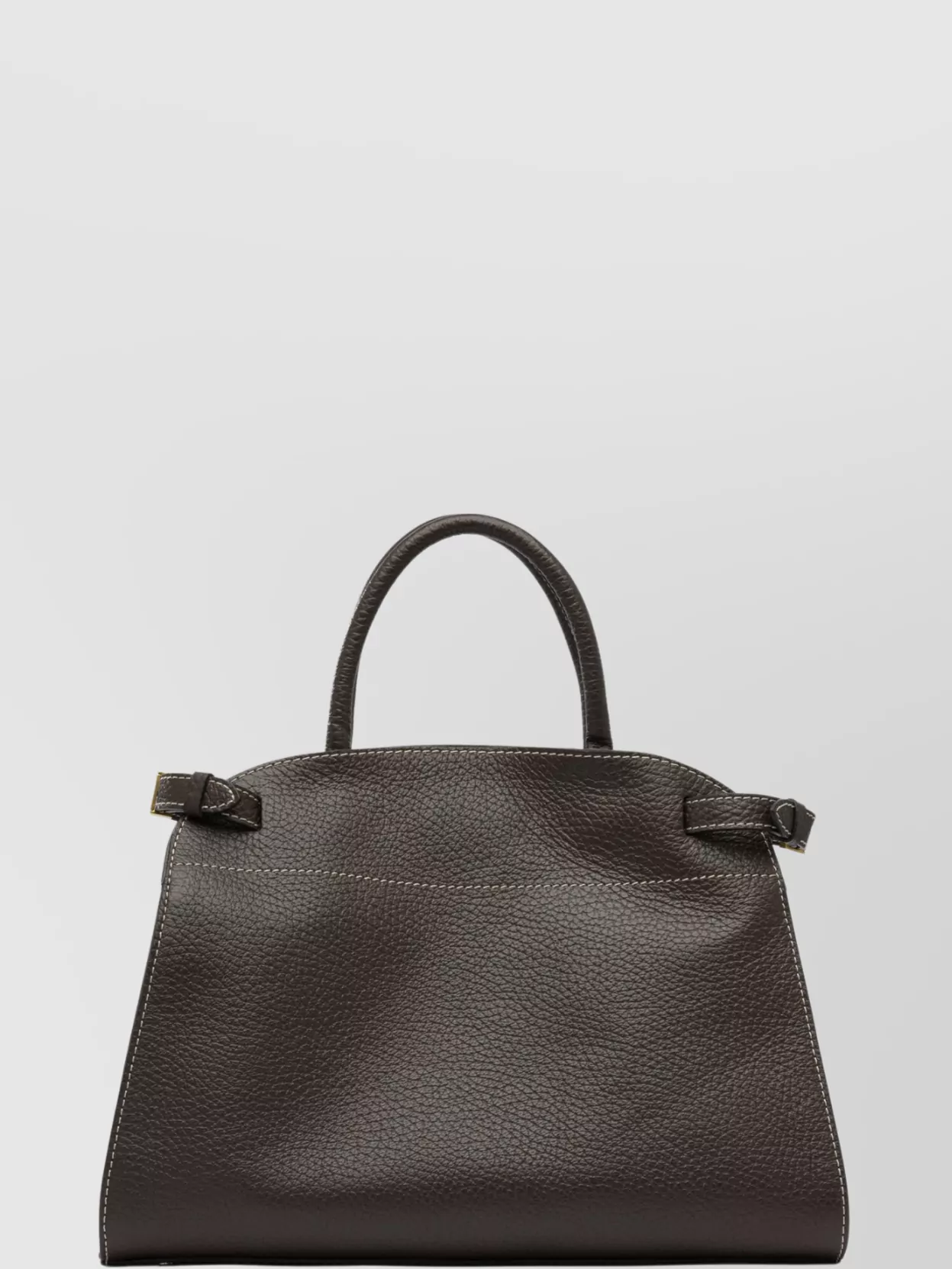 Gianni Chiarini Leather Shoulder Bag With Adjustable Strap And Top Handle