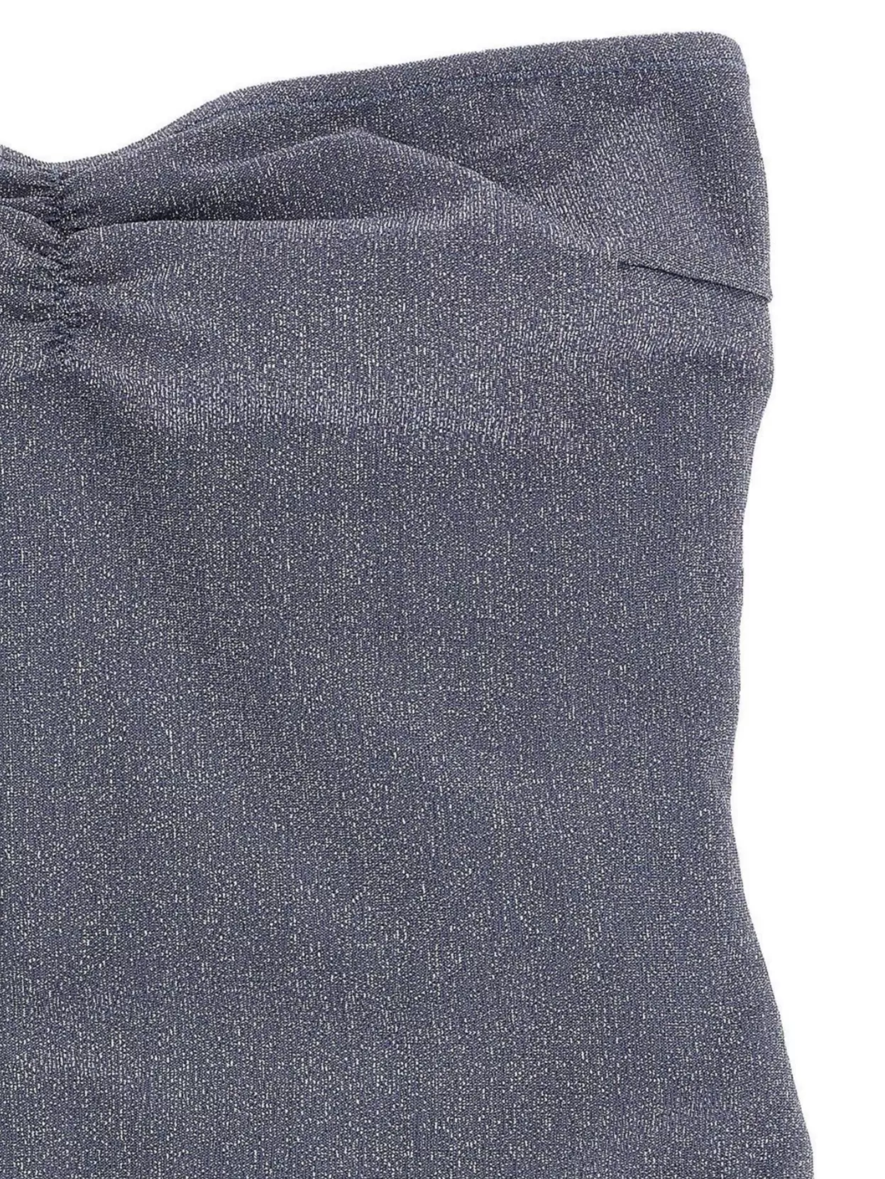 Mc2 Saint Barth "Sunshine" Ruched Strapless Swimsuit Shimmer Finish