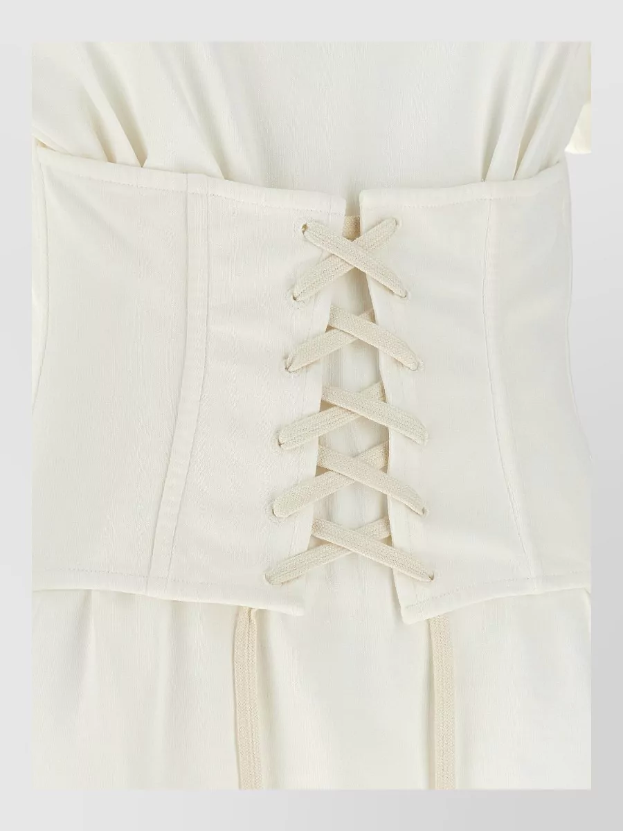 Mc Queen Cotton Corset T-Shirt