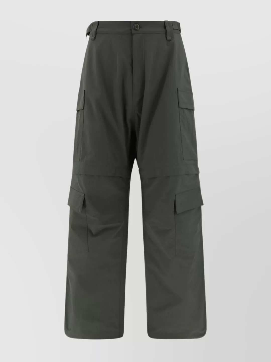 Balenciaga Cargo Utility Pants Zipper Leg In Green