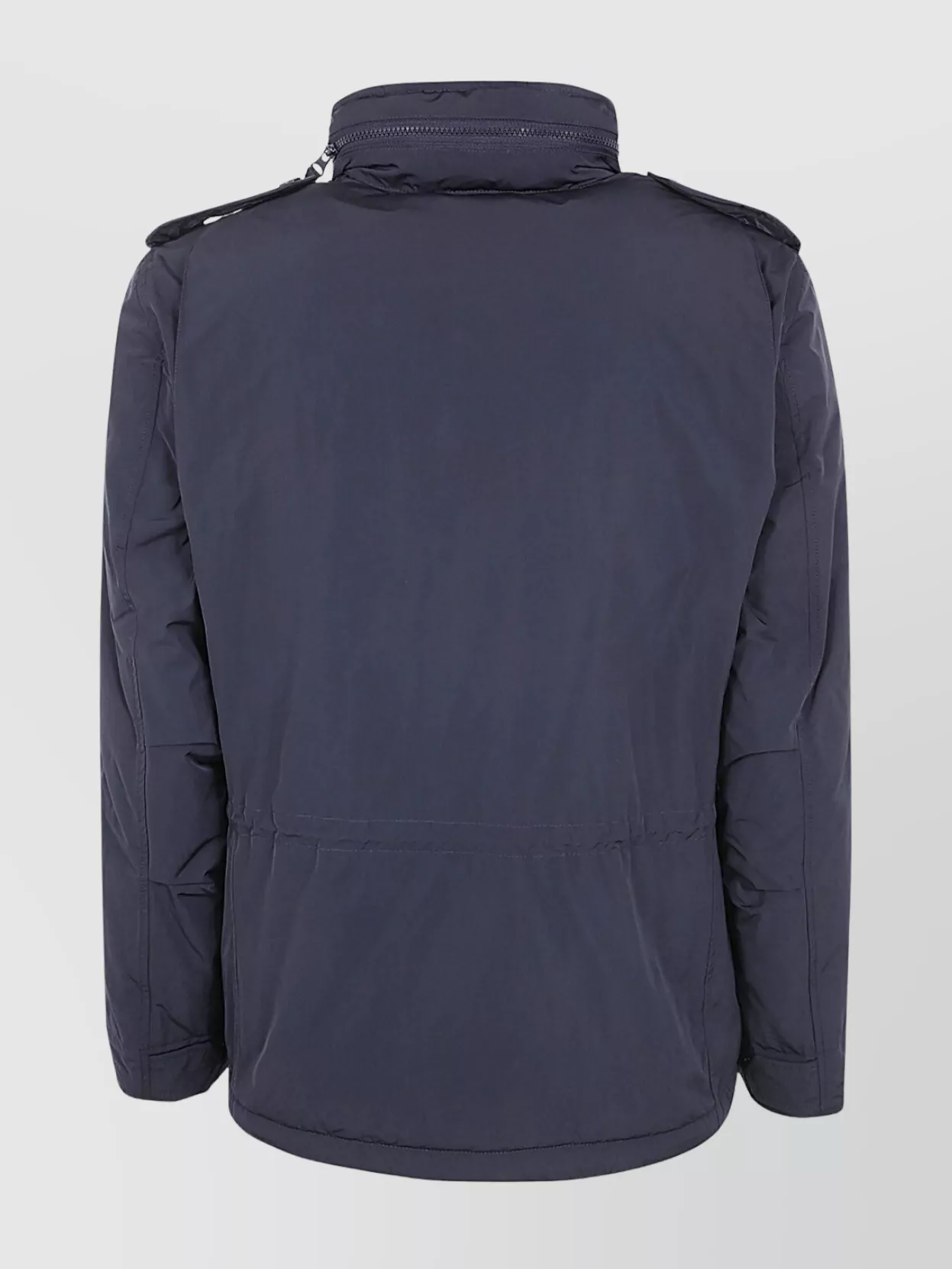 Aspesi Mini Field High-neck Zip-up Jacket In Blue