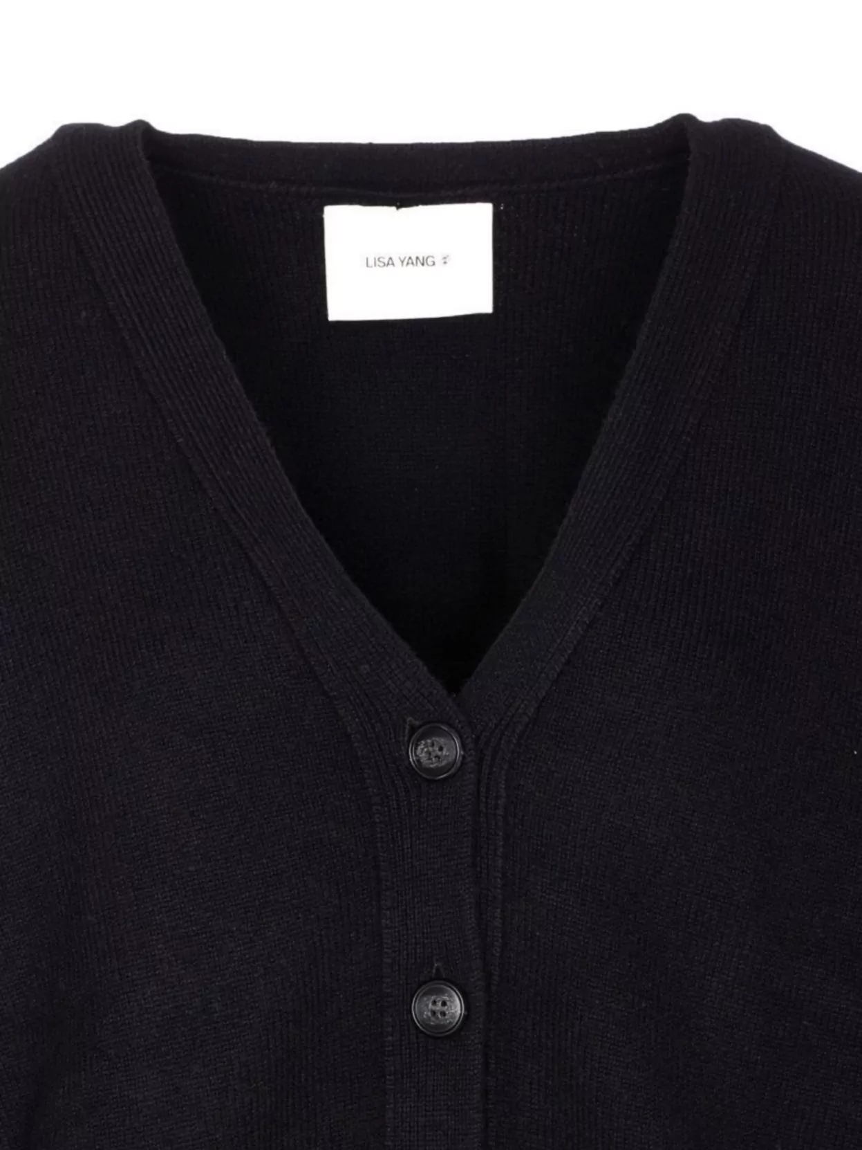 Lisa Yang Knitwear V-Neck Long Sleeve Top