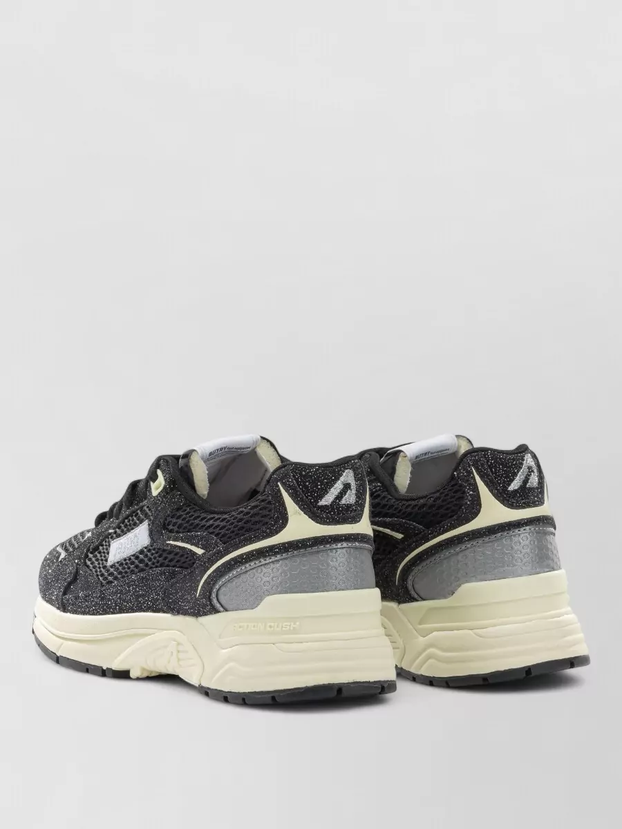 Autry Hyperway Mesh Sneakers Reflective Accents Rubber Sole