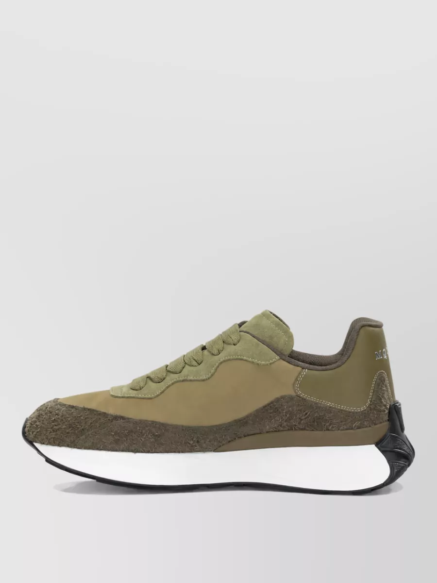 Mc Queen Leather Low-Top Sneakers
