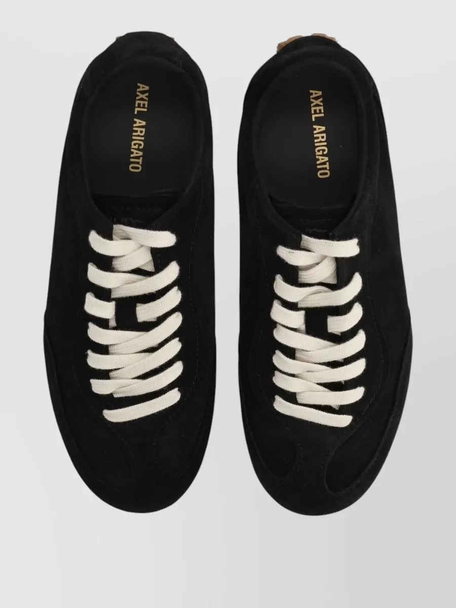 Axel Arigato Suede Sneakers With Rubber Sole And Laces