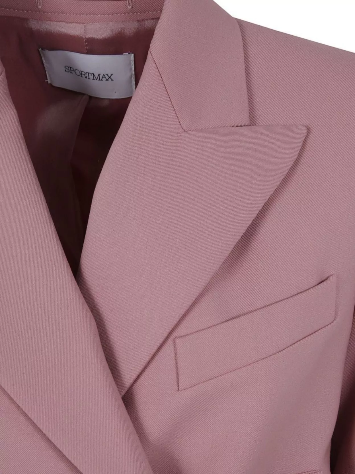 Sportmax Tailored Jacket With Notch Lapels And Pockets