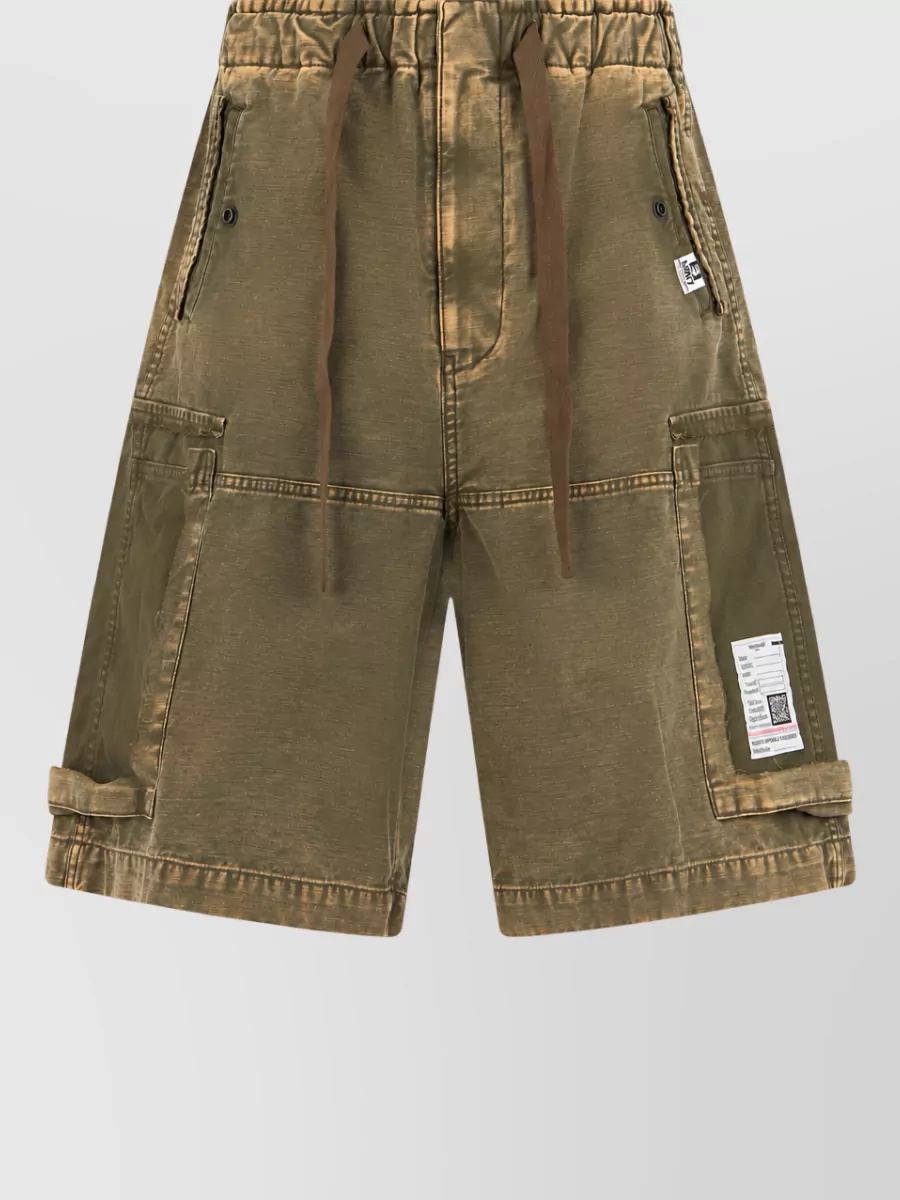 Maison Mihara Yasuhiro cotton cargo shorts