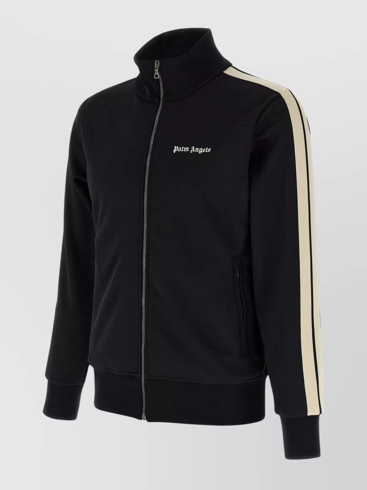 Palm Angels 'Iconic Logo' High Collar Sweatshirt
