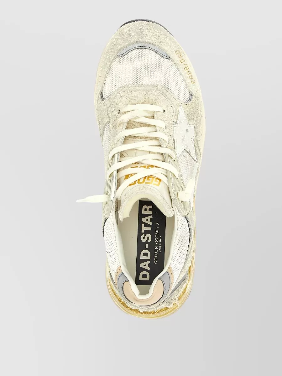 Golden Goose Running Dad Sneakers Mesh Star Emblem