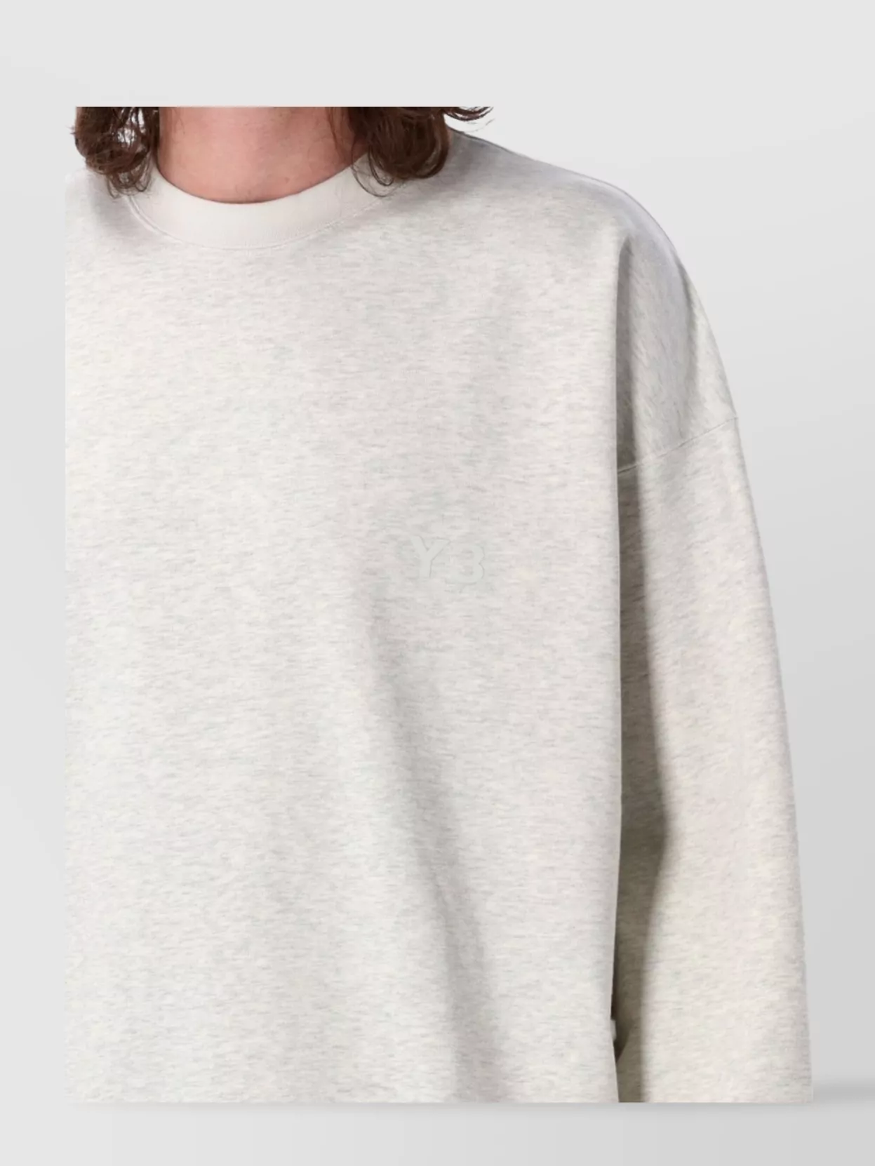 Y-3 Essential Crewneck With Ribbed Trim
