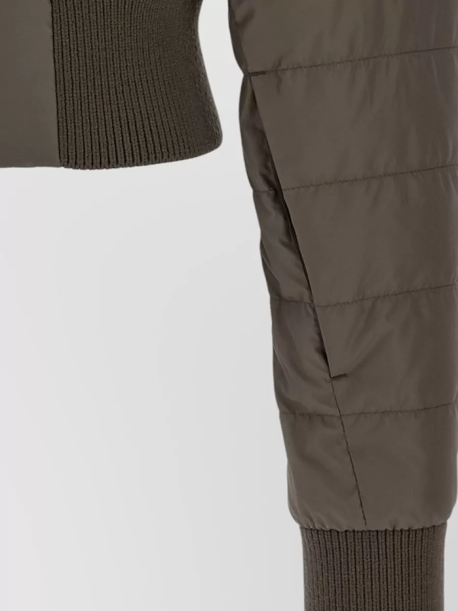 Rick Owens Down Cropped Quilted Puffer Jacket