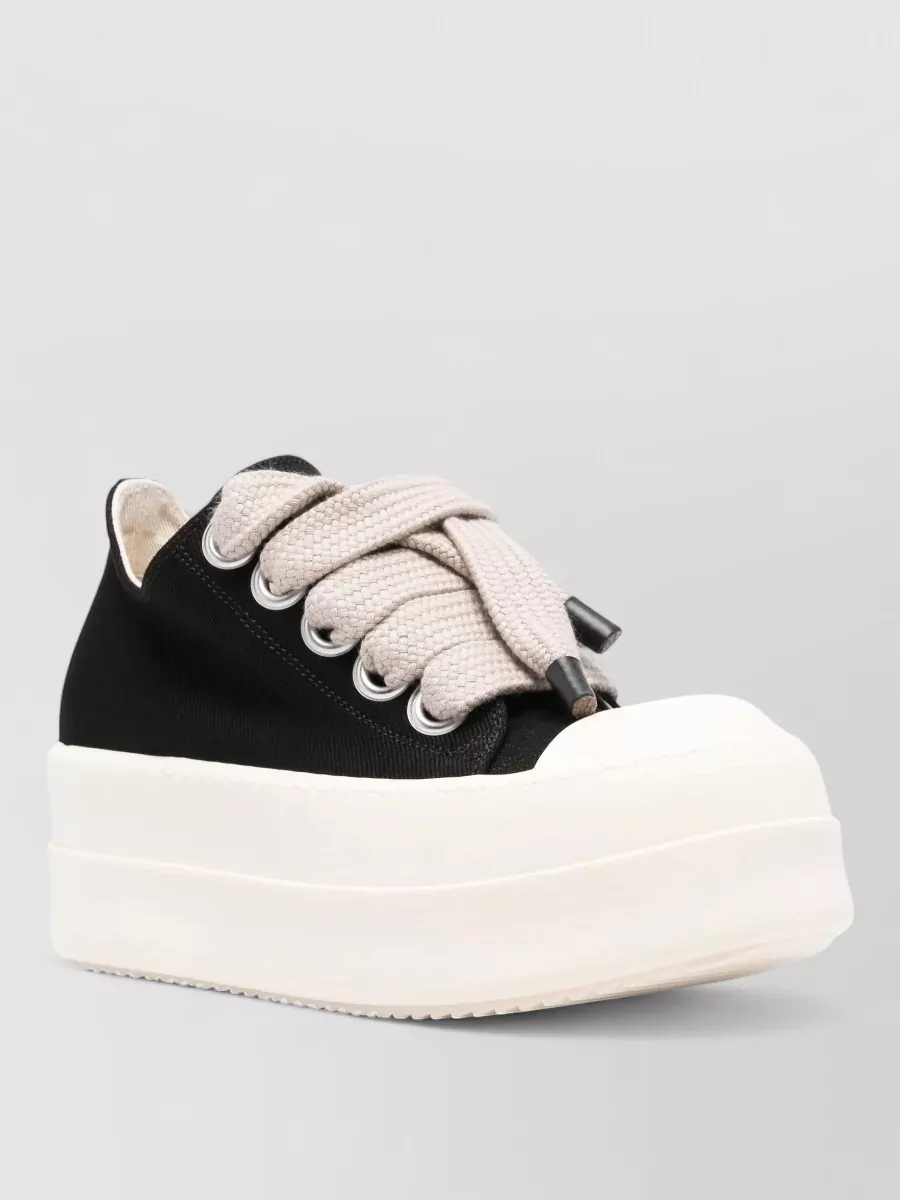 Rick Owens Drkshdw Denim Low-Top Sneakers