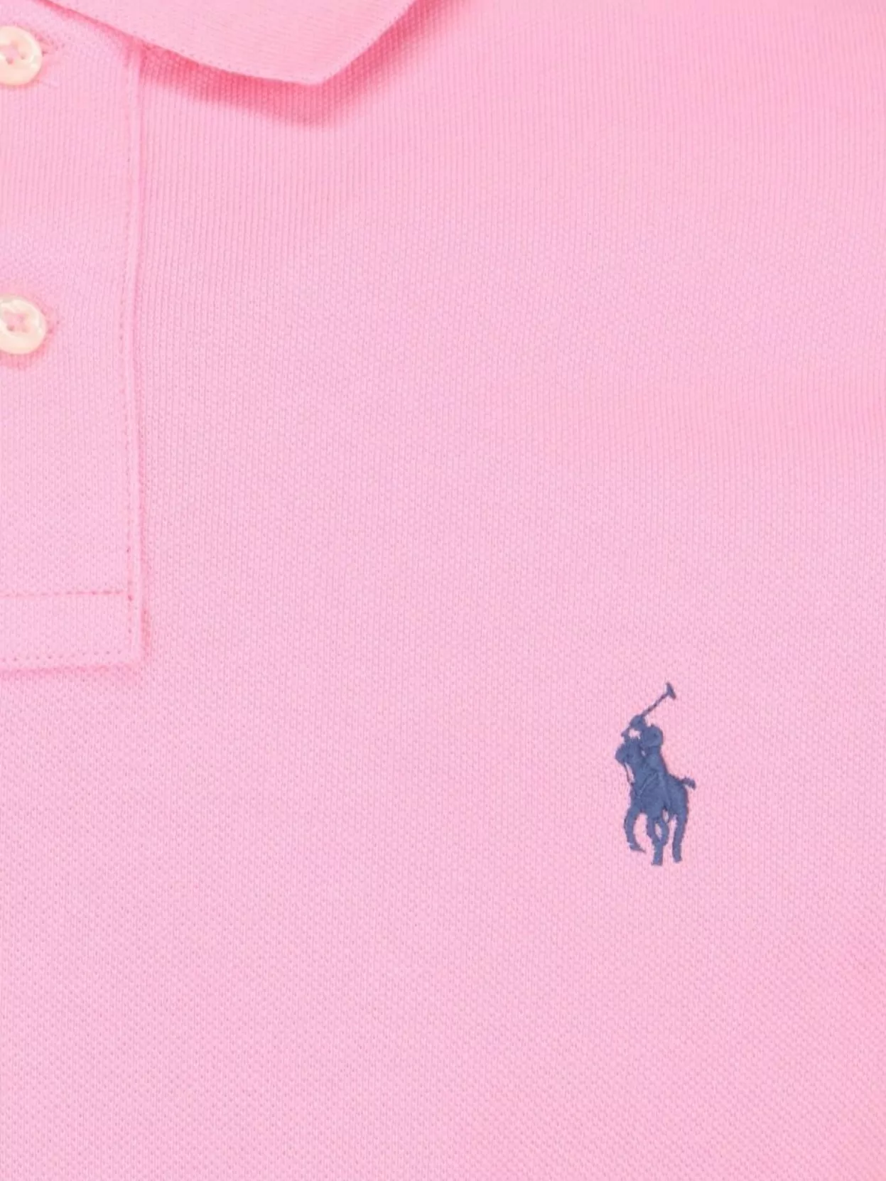 Polo Ralph Lauren Logo-embroidered Polo T-shirt In Pink