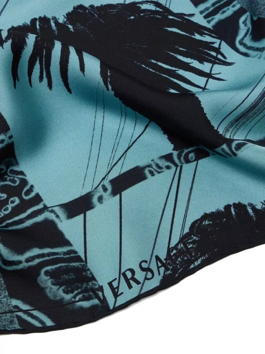 Versace Silk Printed Scarf