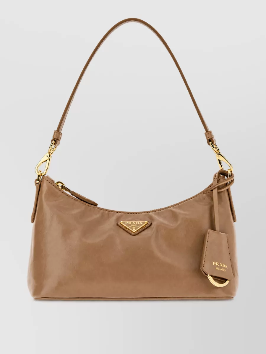 Prada Na Leather Clutch Bag