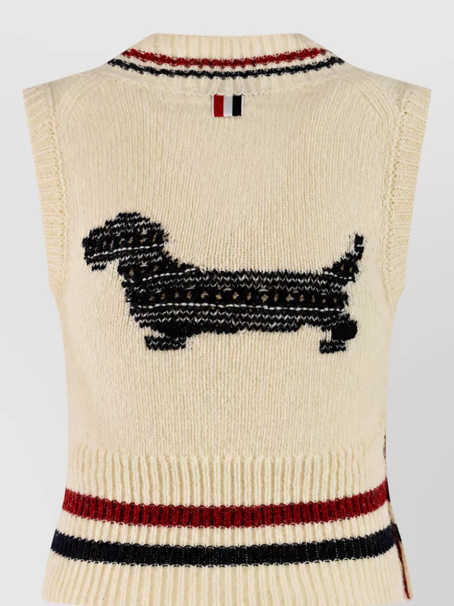 Thom Browne Wool Mohair Tank Top
