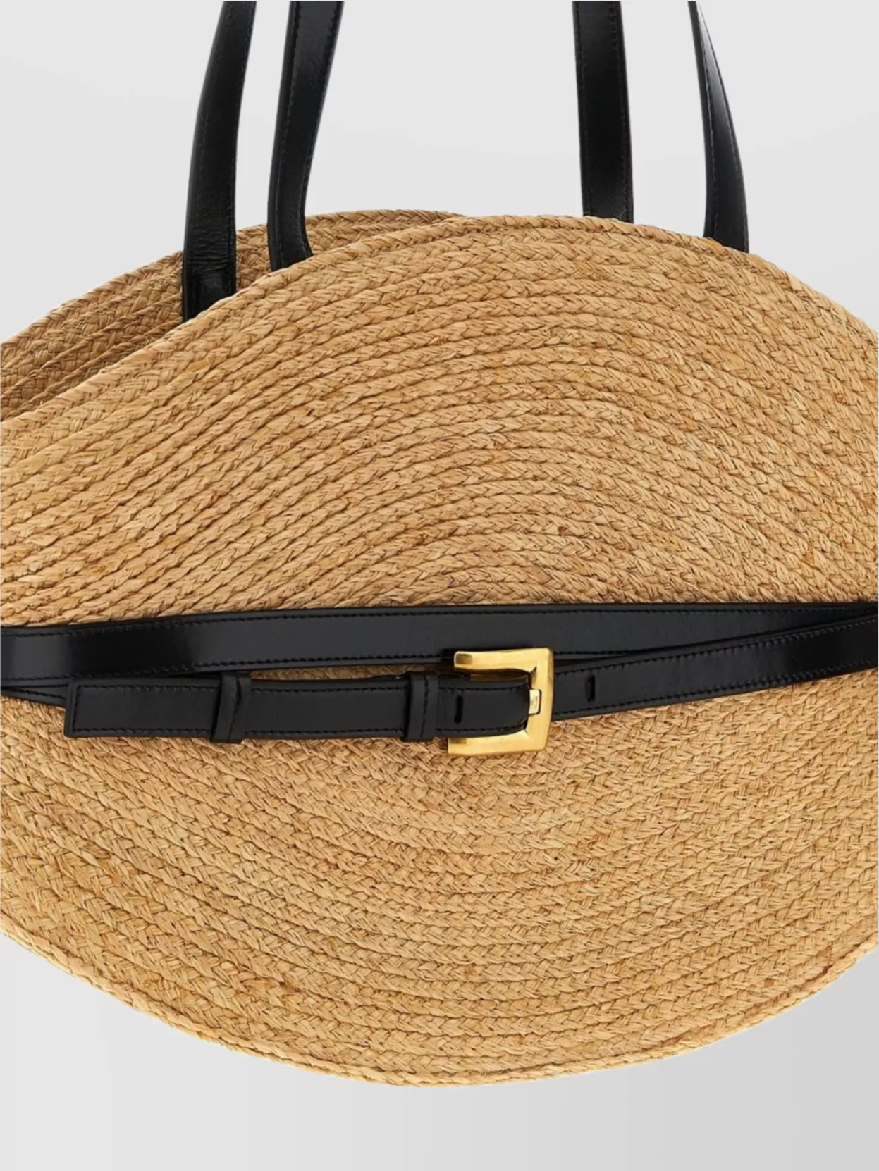 Balmain Medium Structured Shoulder Bag With Woven Texture