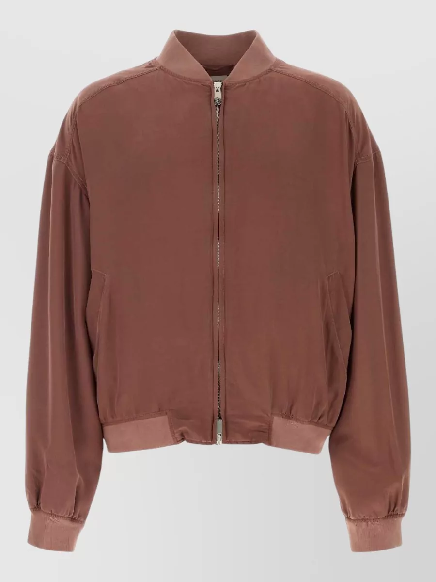 Versace silk oversized bomber jacket