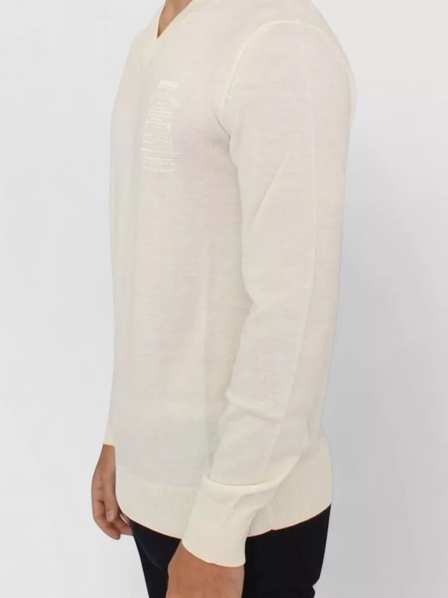 Ermanno Scervino Wool Blend V-Neck Sweater