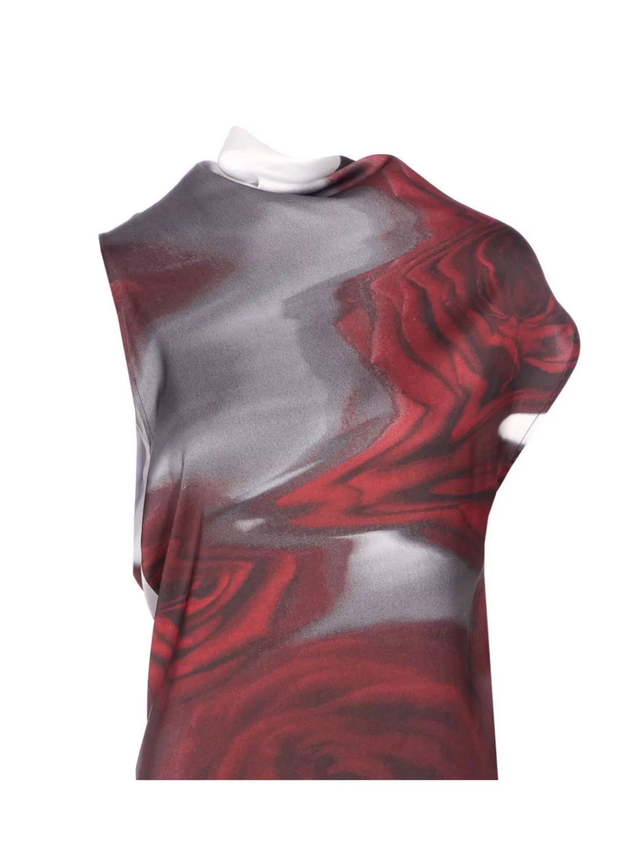Jean Paul Gaultier Asymmetrical Maxi Dress Floral Print