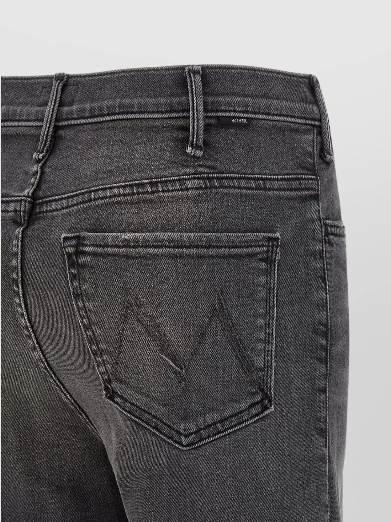 Mother The Roller Sneak Fray Wide-Leg Trousers