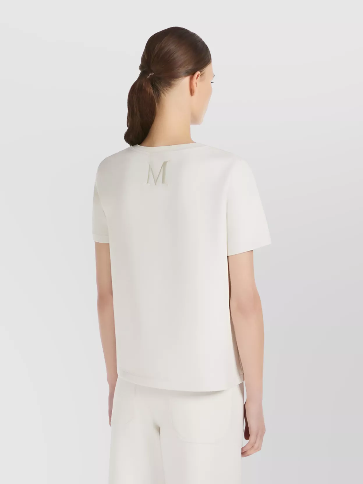 Shop 's Max Mara Nancy Crew-neck Embroidered T-shirt Lightweight