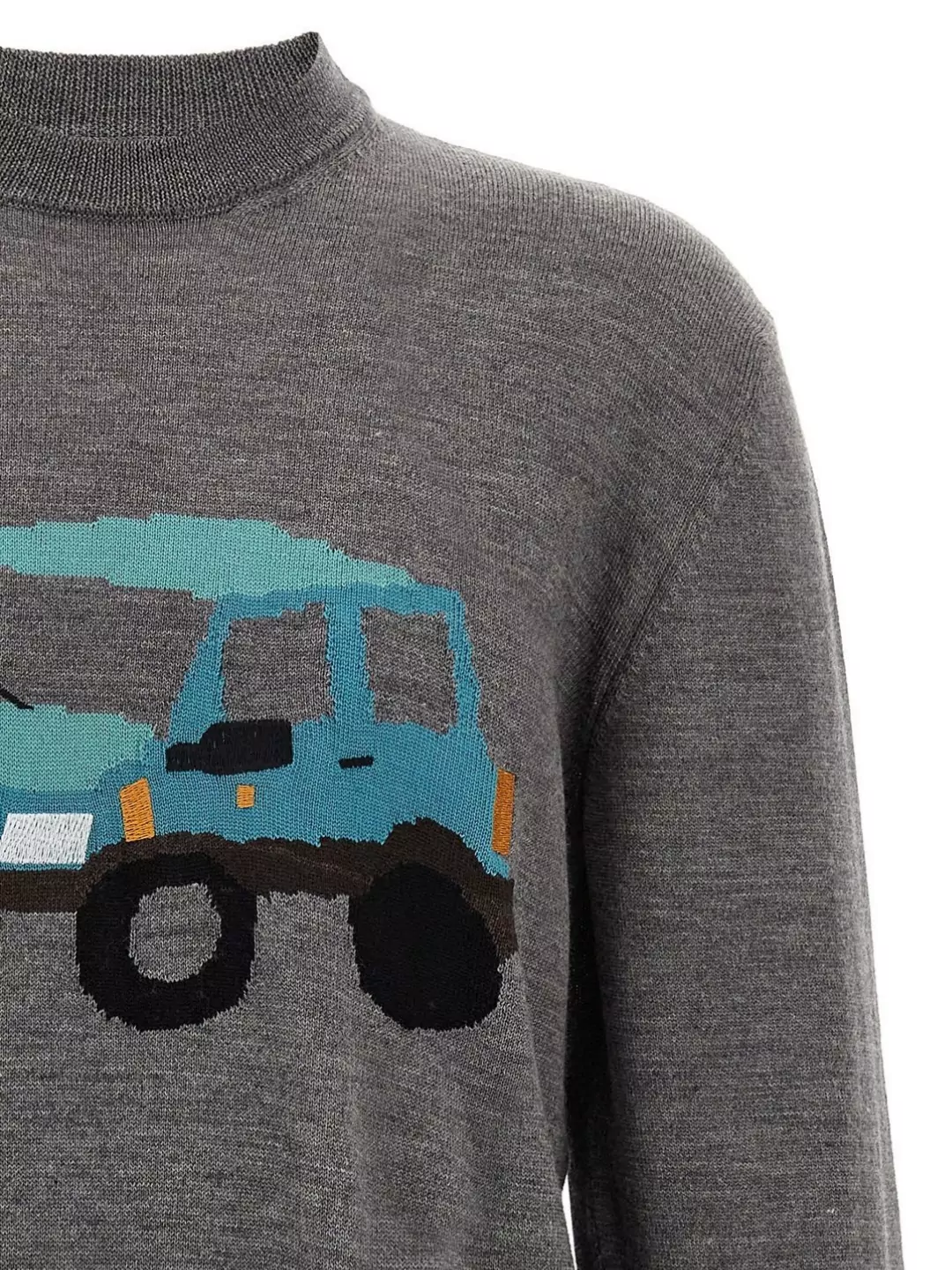 Magliano Graphic Design Crew Neck Long Sleeve Sweater