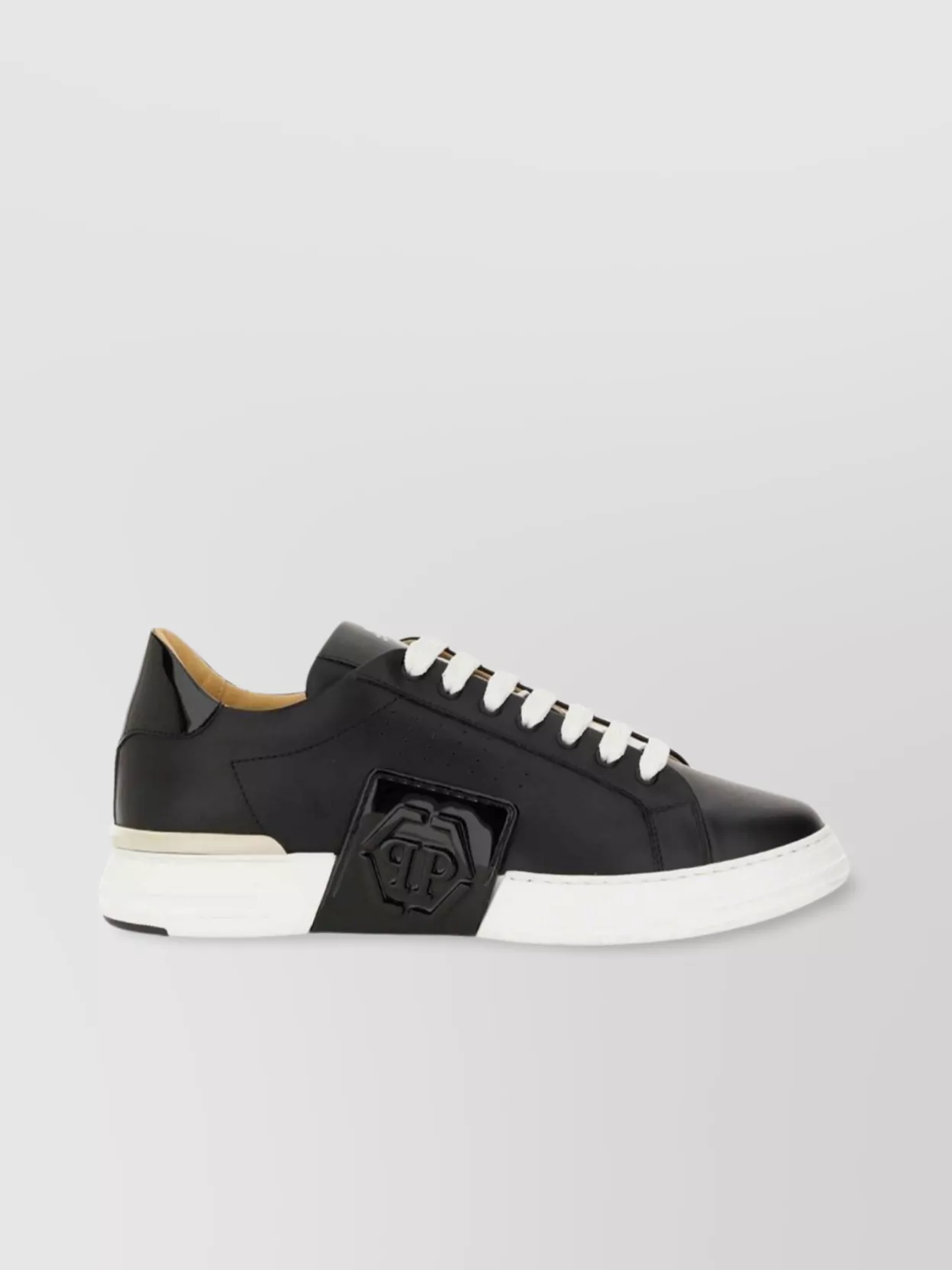 Philipp Plein Logo Embossed Sneaker Rubber Sole