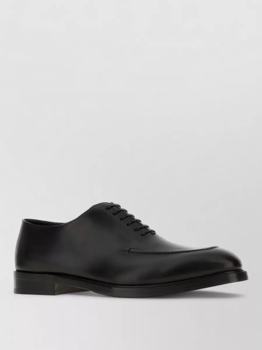 Ferragamo leather derby shoes